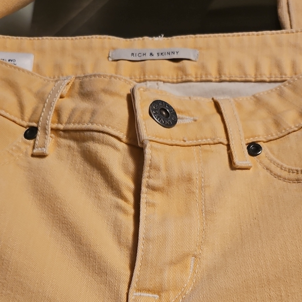 Rich & Skinny Light Yellow Denim